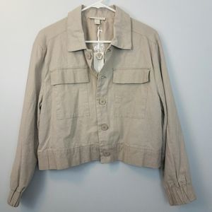 Catherine Malandrino linen jacket size M